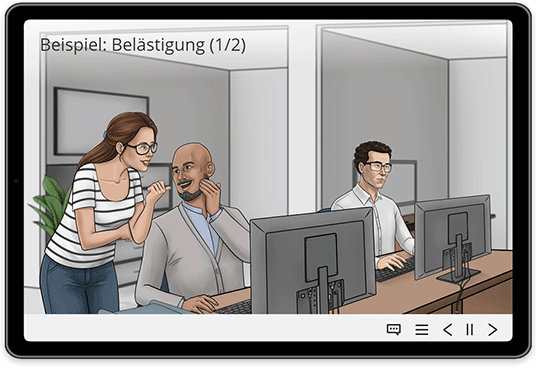 AGG-Schulungsinhalte: Belästigung